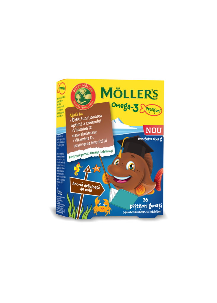 Möller's Omega-3 Желирани рибки Кола