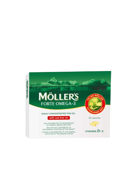 Möller’s Forte Omega-3, 30 капсули