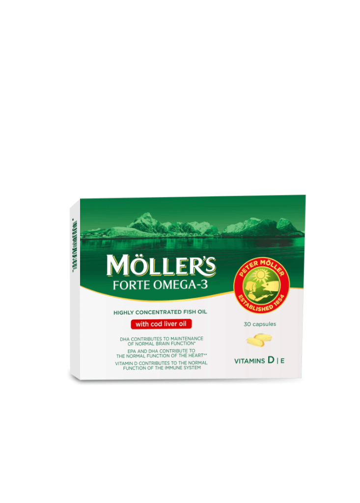 Möller’s Forte Omega-3, 30 капсули